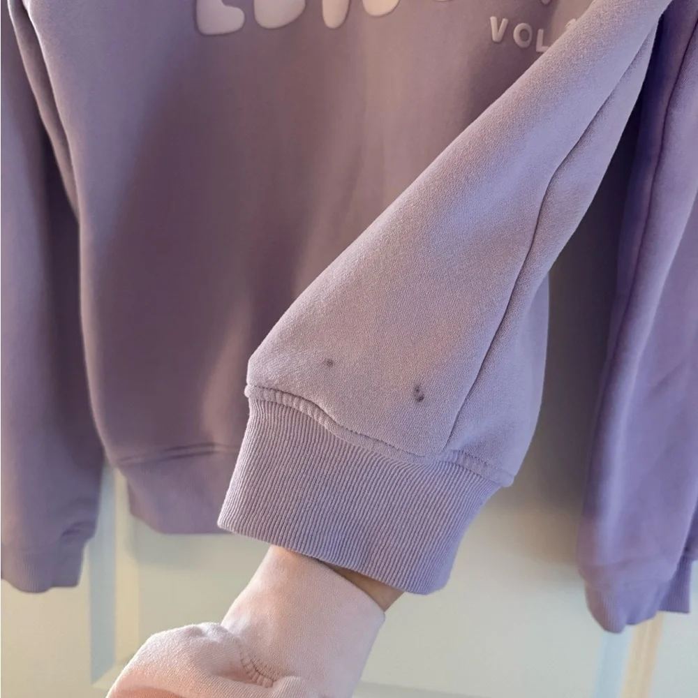 White Fox Lavender Hoodie - Picture 3 of 3